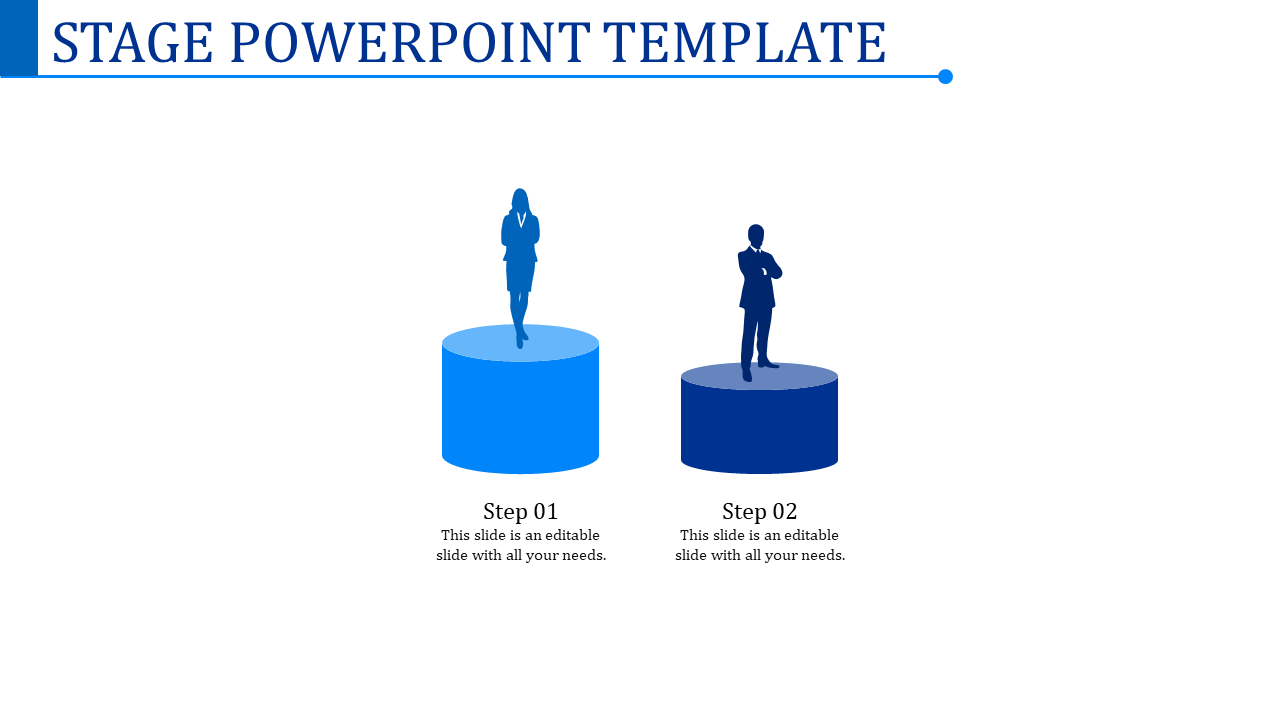 stage powerpoint template-Stage Powerpoint Template-2-Blue